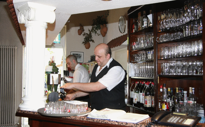 Restaurant Irodion Raucherbereich